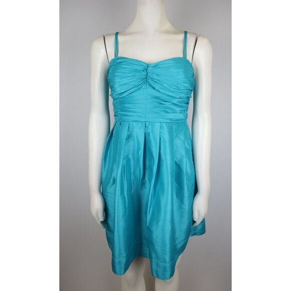 FOREVER 21 - WOMEN'S TURQUOISE BLUE PARTY COCKTAIL DRESS - SIZE M - Picture 1 of 10